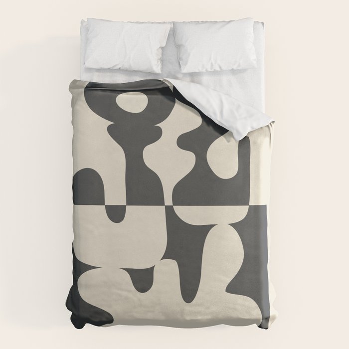 Duality in Motion 1 Duvet Cover Gallery Image 1