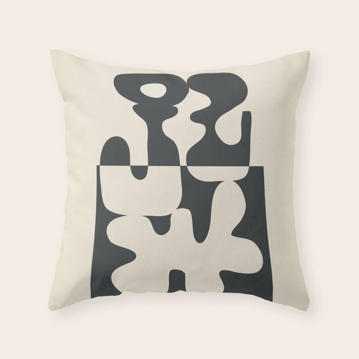 Duality in Motion 1 Throw Pillow Gallery Image 6