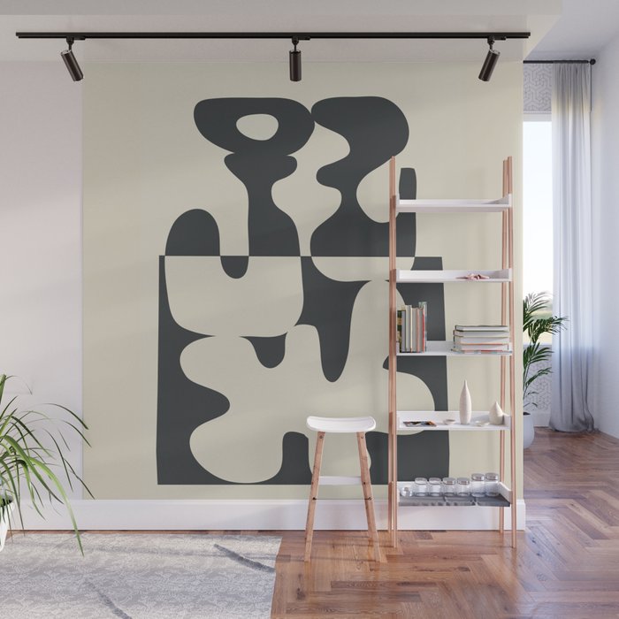 Duality in Motion 1 Wall Mural Gallery Image 1