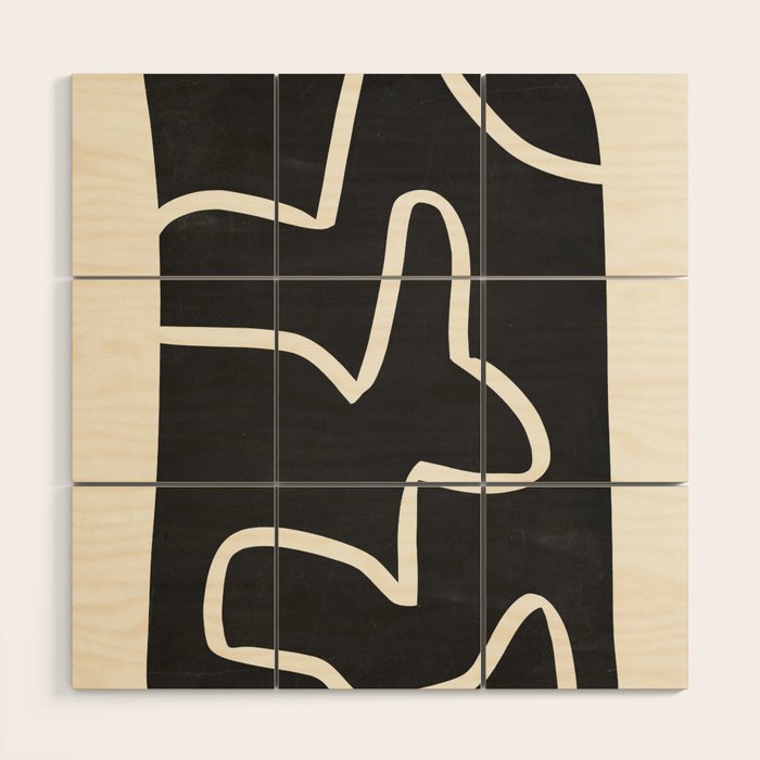abstract minimal 61 Wood Wall Art Gallery Image 1