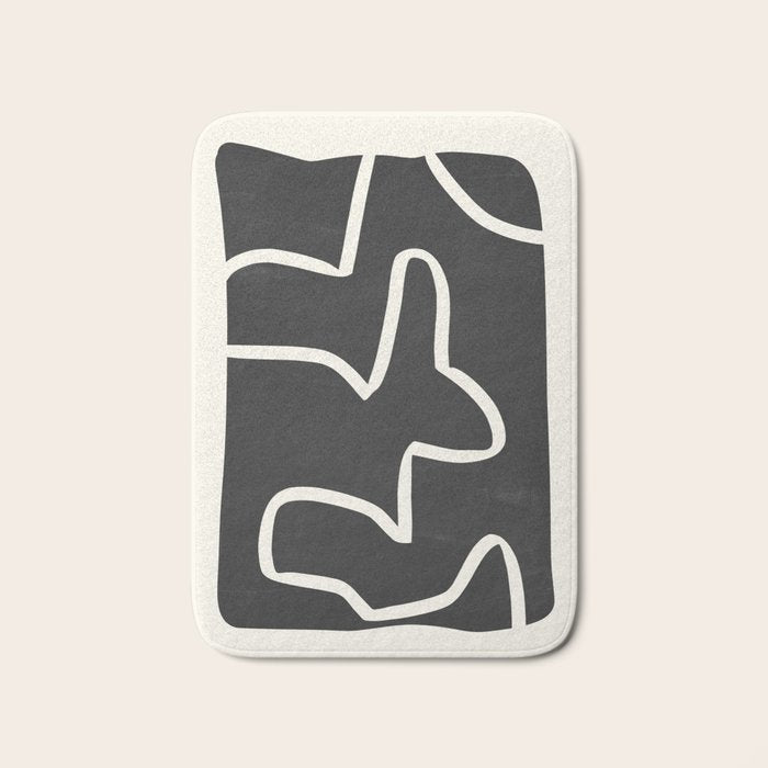 abstract minimal 61 Bath Mat Gallery Image 1