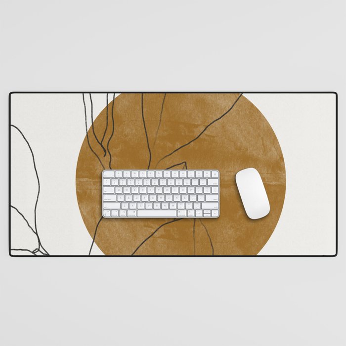 Line Art Home Plant Desk Mat Gallery Image 1