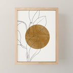 Line Art Home Plant Mini Art Print Gallery Image 1