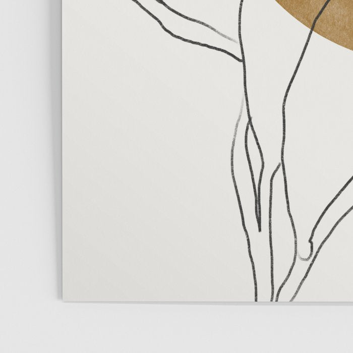 Line Art Home Plant Poster Gallery Image 3