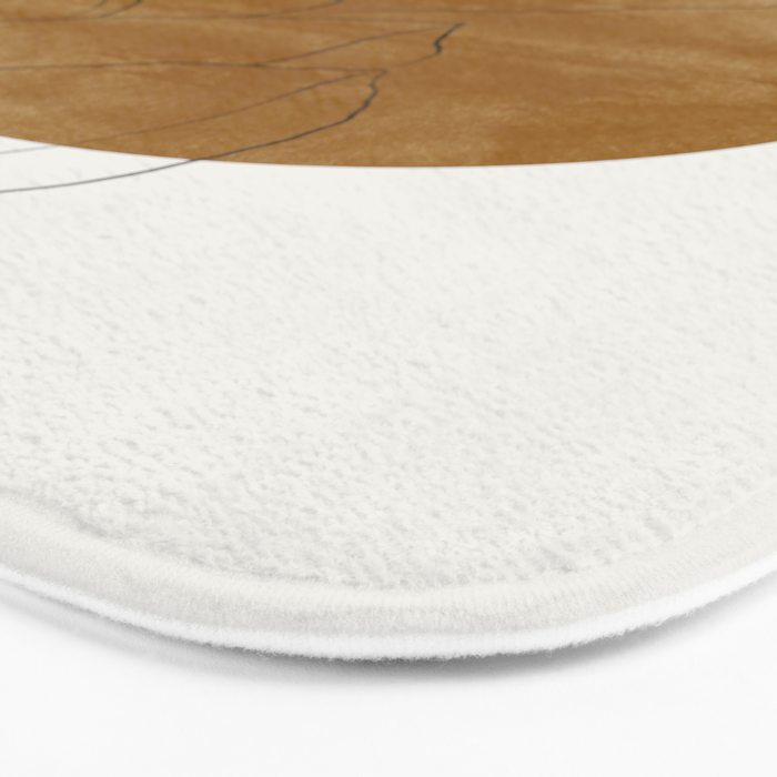 Line Art Home Plant Bath Mat Gallery Image 3