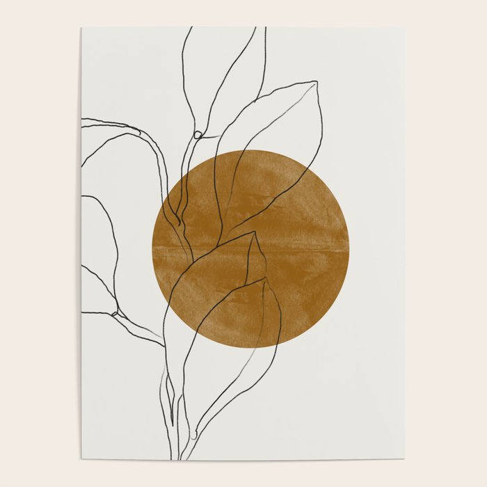 Line Art Home Plant Poster Gallery Image 1