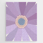 Purple Floral Daisy Jigsaw Puzzle Gallery Image 1