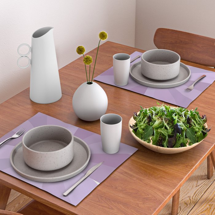 Purple Floral Daisy Placemat Gallery Image 2