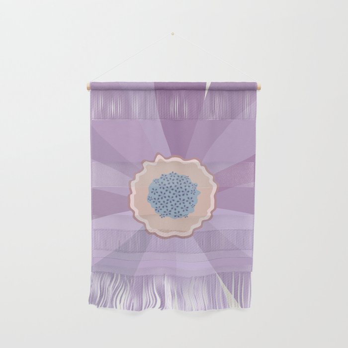 Purple Floral Daisy Wall Hanging Gallery Image 1