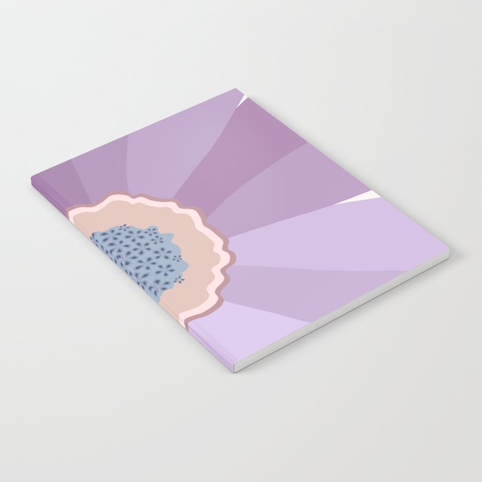 Purple Floral Daisy Notebook Gallery Image 2
