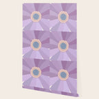 Purple Floral Daisy Wallpaper Gallery Image 2