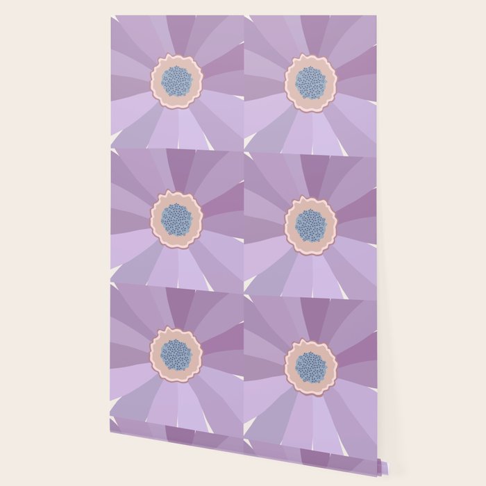 Purple Floral Daisy Wallpaper Gallery Image 2