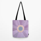 Purple Floral Daisy Tote Bag Gallery Image 2