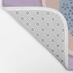 Purple Floral Daisy Bath Mat Gallery Image 2