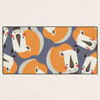 Rhinoceros, Animal Portrait Desk Mat Gallery Image 3
