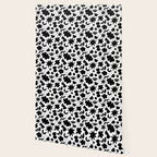 Abstract black and white organic shape pattern Wallpaper Gallery Image 2