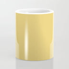 Muted Mustard Yellow Solid Colour Coffee Mug Gallery Image 4