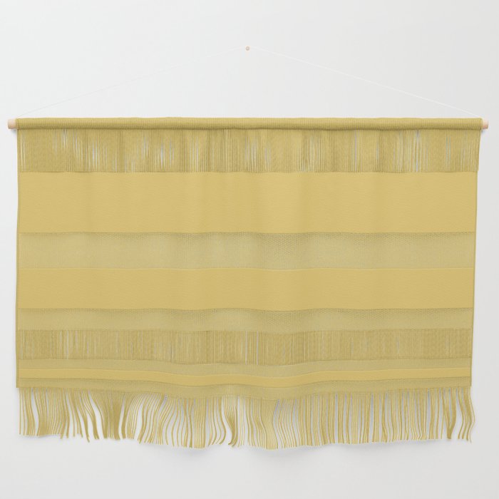 Muted Mustard Yellow Solid Colour Wall Hanging Gallery Image 1