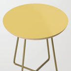 Muted Mustard Yellow Solid Colour Side Table Gallery Image 2