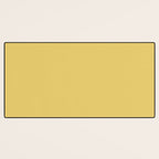 Muted Mustard Yellow Solid Colour Desk Mat Gallery Image 3