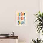 Surfboard white  Poster Gallery Image 2