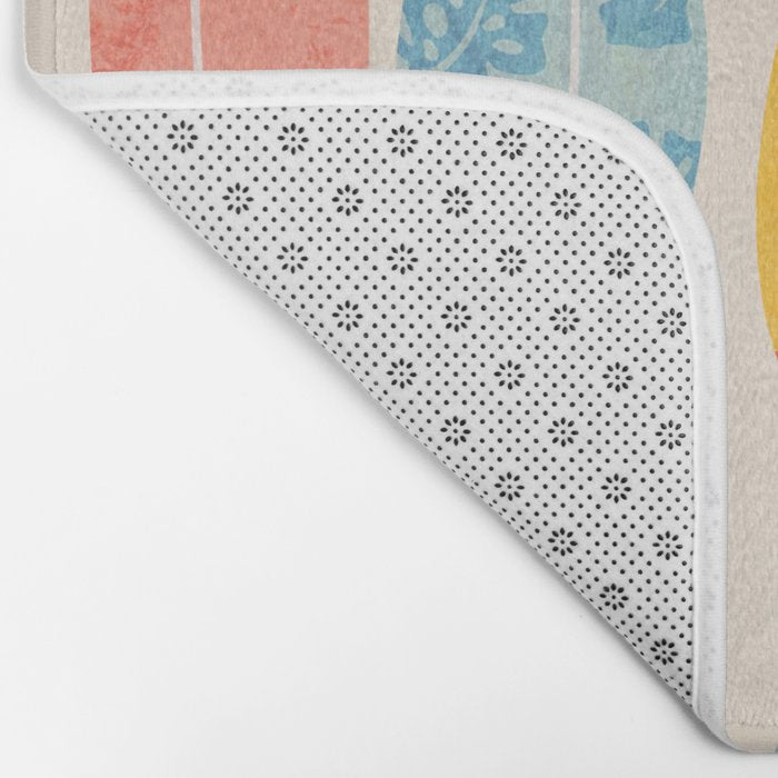 Surfboard white  Bath Mat Gallery Image 2