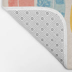 Surfboard white  Bath Mat Gallery Image 2