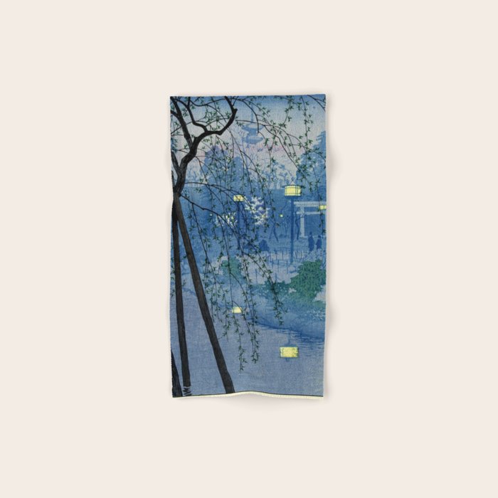 Shinobazu Pond Kasamatsu Shiro Bath Towel Gallery Image 1