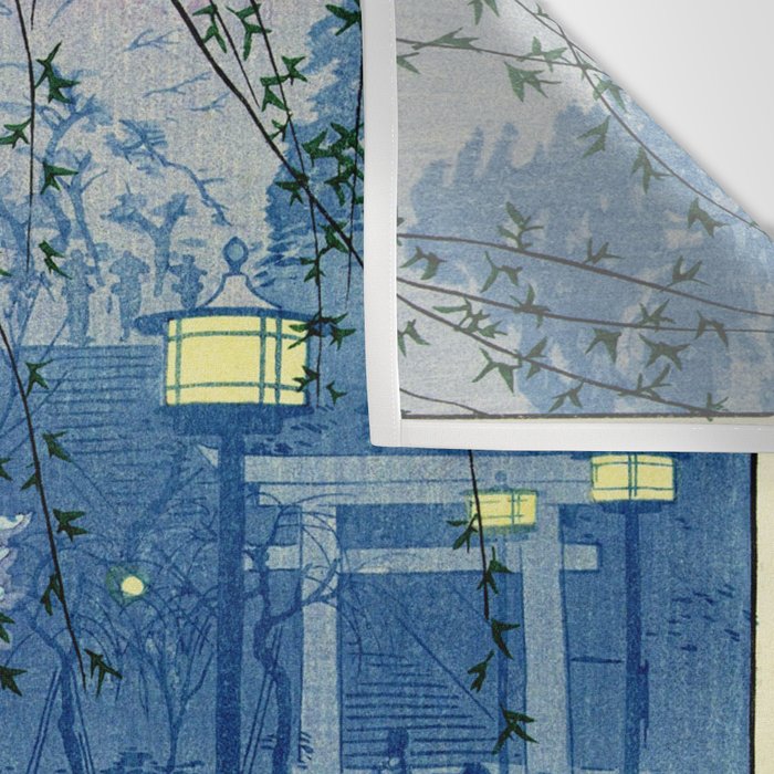 Shinobazu Pond Kasamatsu Shiro Wall Tapestry Gallery Image 3