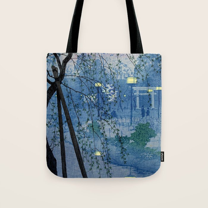 Shinobazu Pond Kasamatsu Shiro Tote Bag Gallery Image 1