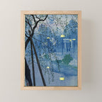 Shinobazu Pond Kasamatsu Shiro Mini Art Print Gallery Image 1