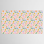 Fun colorful abstract organic shape art pattern Tablecloth Gallery Image 2