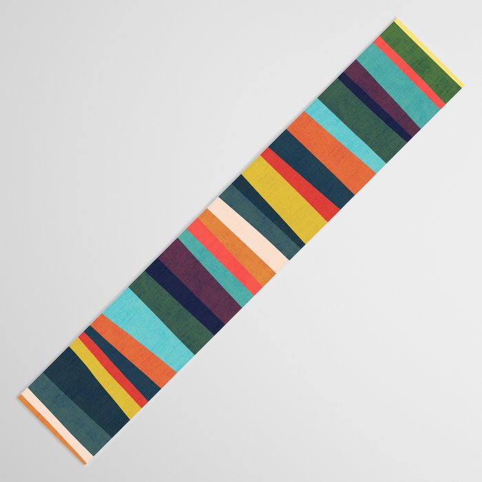 Mid-century zebra Table Runner Gallery Image 3