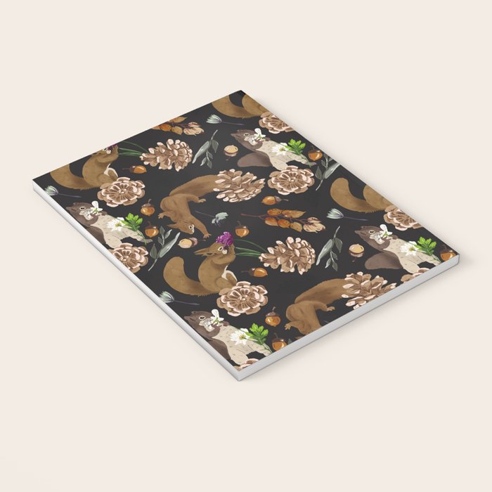 Squirrel flowering dark meadow Notebook Gallery Image 3