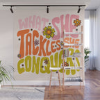 What She Tackles She Conquers Wall Mural Gallery Image 1
