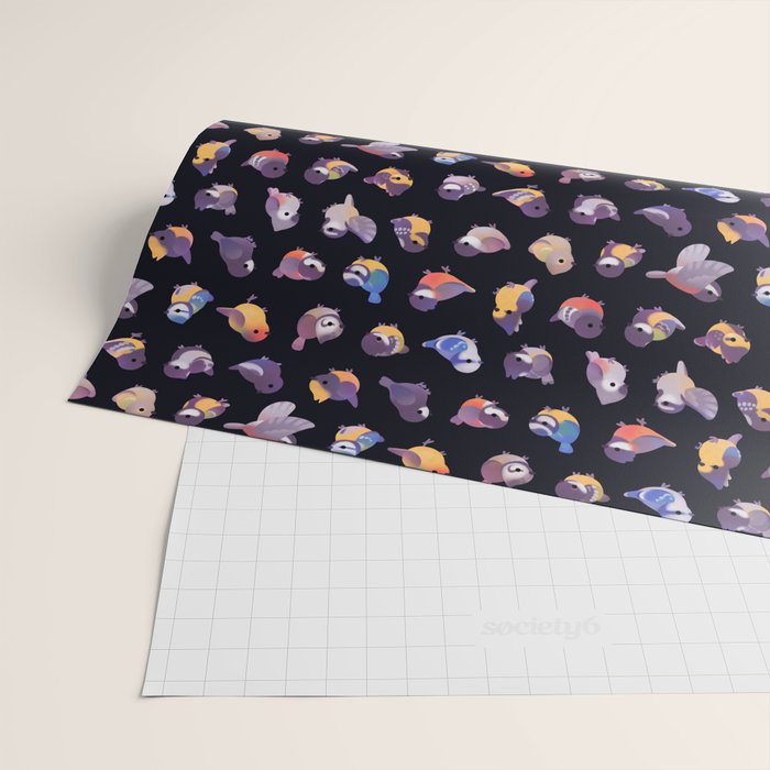 Tit - dark Wrapping Paper Gallery Image 2