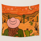 Desert Girl Wall Tapestry Gallery Image 4
