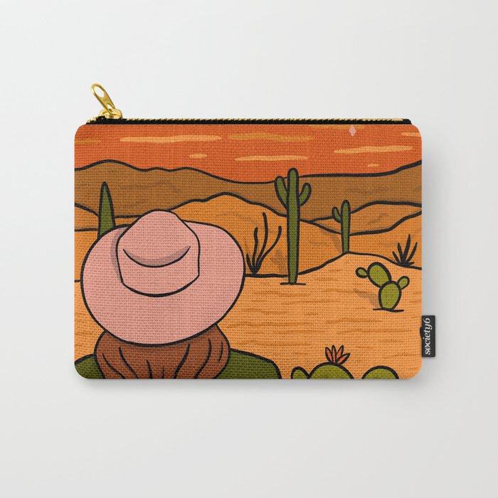 Desert Girl Carry All Pouch Gallery Image 1