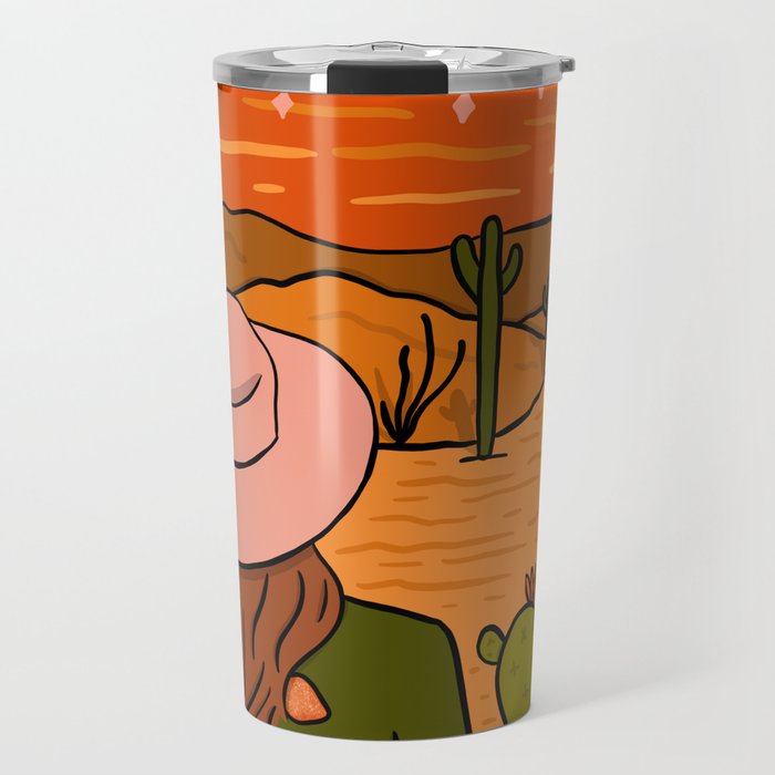 Desert Girl Travel Mug Gallery Image 1