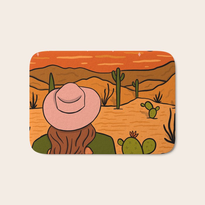Desert Girl Bath Mat Gallery Image 1