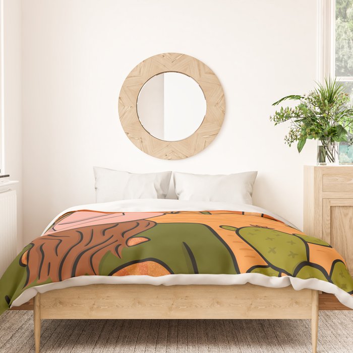 Desert Girl Duvet Cover Gallery Image 3