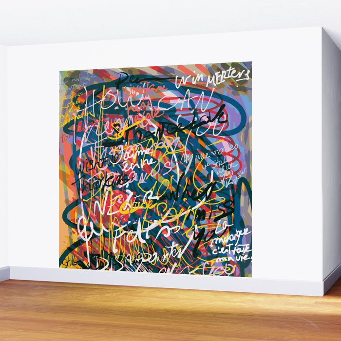 Graffiti Pop Art Writings Music by Emmanuel Signorino Wall Mural Gallery Image 2