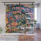 Graffiti Pop Art Writings Music by Emmanuel Signorino Wall Mural Gallery Image 1