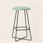 Dopamine Decor Leopard Print Blue And Green Stool Gallery Image 1