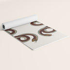 Albertus Seba Snakes  Double Spiral Vines  Yoga Mat Gallery Image 2