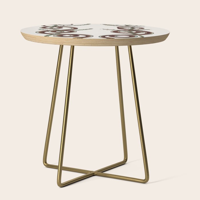 Albertus Seba Snakes  Double Spiral Vines  Side Table Gallery Image 1