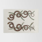 Albertus Seba Snakes  Double Spiral Vines  Rug Gallery Image 2