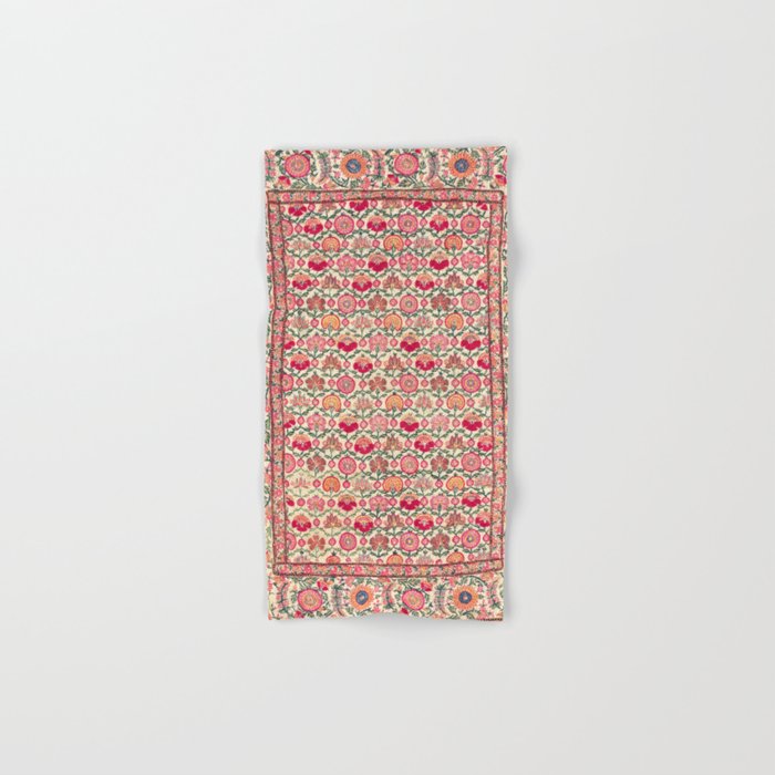Vintage India Embroidered Textile, 17th Century Bath Towel Gallery Image 1