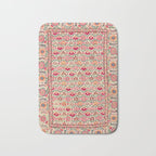 Vintage India Embroidered Textile, 17th Century Bath Mat Gallery Image 1