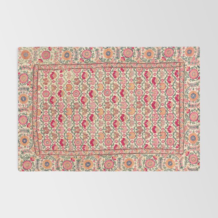 Vintage India Embroidered Textile, 17th Century Rug Gallery Image 2